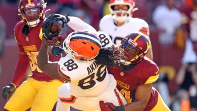 Cleveland Browns vs Washington Commanders Match Player Stats