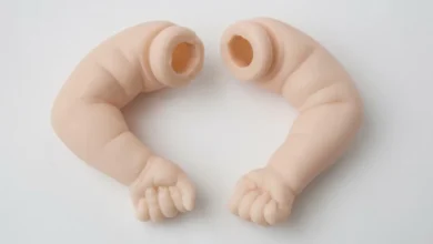 Flesh Tones Rubber Semicircles Toy