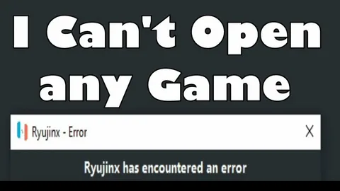 ryujinx has encountered an error release information from github